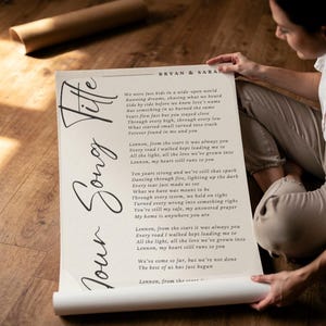 Custom Song MP3 Download – Personalized Anniversary, Wedding, Birthday Gift Lyrics Art image 17