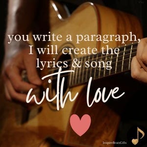 Custom Song MP3 Download – Personalized Anniversary, Wedding, Birthday Gift Lyrics Art image 10