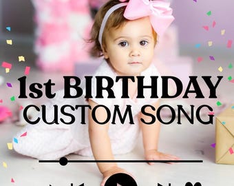 Custom 1st Birthday Song – Personalized Life Story Melody (MP3 Download)