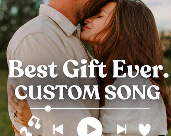 Custom Song From Your Story – Personalized Anniversary, Wedding MP3 Download Boyfriend Gift Girlfriend Gift