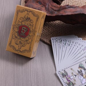 5C Tarot, Tarot-Kartendeck für Anfänger, 82-Karten-Deck für spirituelle Lesung, Heilung und Meditation