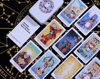 BRITT'S THIRD EYE Tarot: Hand-gilded 78-card Deck W/ Metal