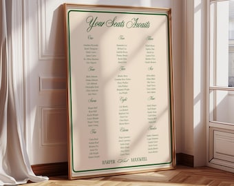 Sjabloon elegante bruiloftstafel: oud-geldstijl (bewerkbaar canvas)