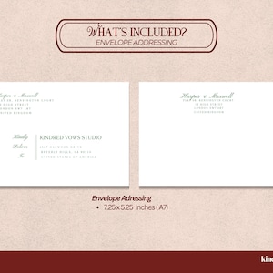 Forest Green Wedding Invitation Suite: Elegant Old Money Style (Canva Template Digital Download) afbeelding 12