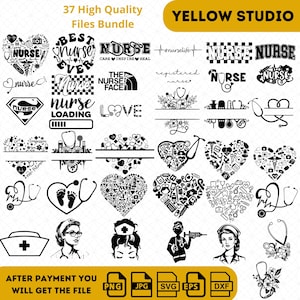Nurse SVG Mega Bundle, Nurse Quotes SVG, Nurse Sayings, Nurse Life, Doctor Svg, Nurse Superhero, Nurse Svg Heart, Registered nurse Cricutsvg