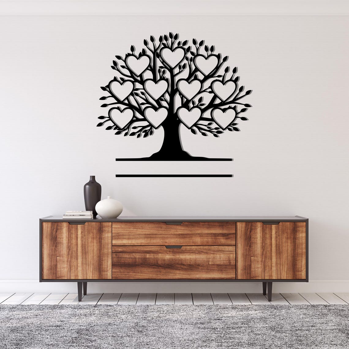 Tree of Life Bundle Design SVG PNG, Tree Silhouette Clipart, Spiritual ...