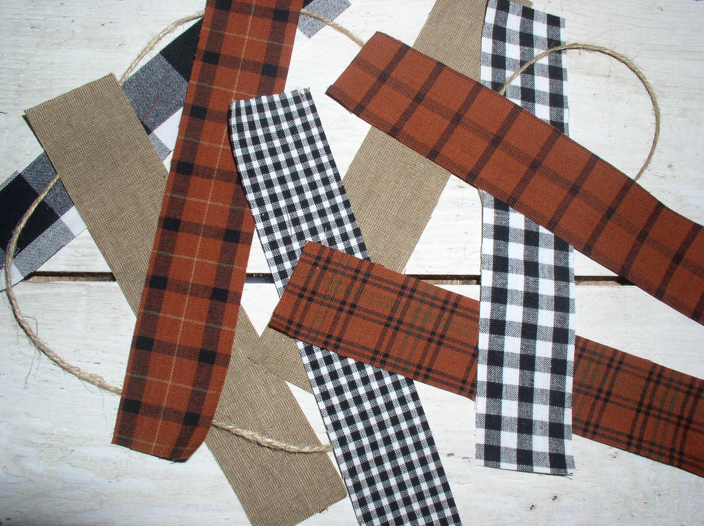 Diy Fall Rag Garland Fall Farmhouse Rag Garland Kit DIY KIT...NOT a Finished Garland Pre-cut ...