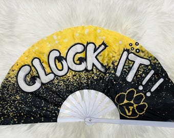 Clack Fan, Clack Fan Groß, Clack Fan, XL Fan, XL Festival Fan, XL Handfan Rave