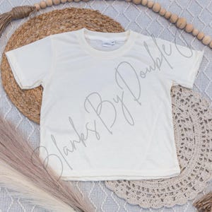 Blank Kids Tees Made From 100% Soft Polyester, Sublimation Blanks, Baby/Toddler/Youth Shirts, for Sublimation, DTF, etc., CPSC Compliant