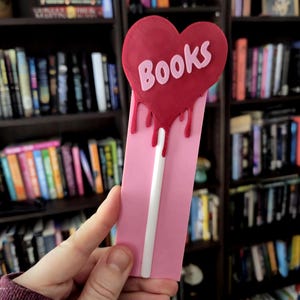 Book Valentine 3D-Printed PLA Bookmarks