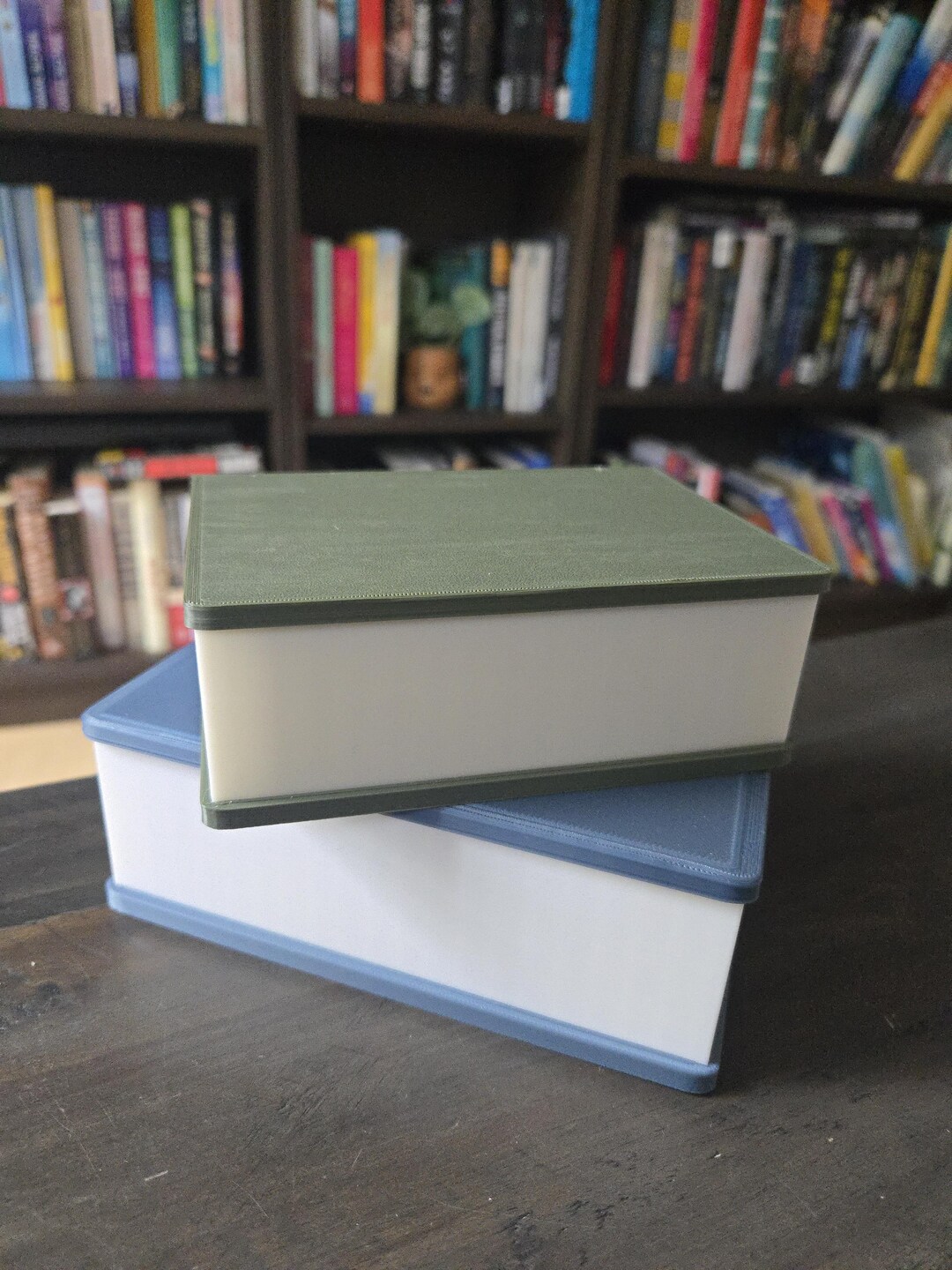 3D Printed Book Box | Hidden Book Storage, Custom Color - Etsy