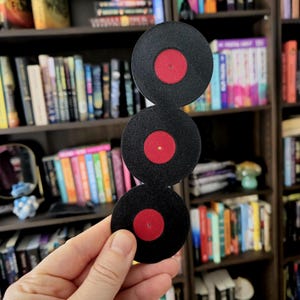 Vintage Record 3D-Printed PLA Bookmarks