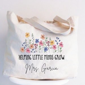 Occupational Therapy Tote Bag, OT Helping You Grow Your Own Way, OT Gift, Occupational Therapist Bag, Pediatric Occupational Therapist