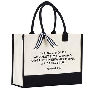 Retired Life Cornered Tote Bag, Retirement Canvas Bag Gift, Retirement Gift Bag, Funny Retirement Cornered Tote Bag, Retired Gift, New Retired Christmas Bag, Retired Life Tote Bag, Retirement Canvas Bag Gift, Retirement Gift Bag, Funny Retirement Tote Bag, Retired Gift, New Retired Christmas Bag