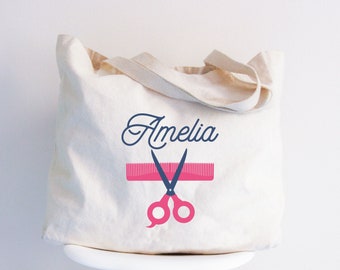 Personalized Hairdresser Tote Bag: Custom Cosmetology Gift