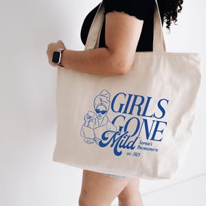 Girls Gone Mild Bachelorette Tote Bag, Bride Tote Bag, Bridal Shower Gift, Spa Bachelorette Tote, Personalized Spa Weekend Tote, Bridesmaids Gifts for Bachelorette, Custom Tote Bag, Personalized Tote, Wedding Welcome Bag, Engagement Bridesmaid Bag, Bride Bags, Canvas Tote Bag, Girls Trip Favor, Gift for Girls Trip, Gift for Bachelorette Weekend, Spa Bachelorette Party Favor