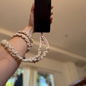 Macrame Phone Strap Tutorial PDF + Video | DIY Cell Phone Strap | Beginner Macrame Tutorial | Phone Strap Pattern | Instant Download