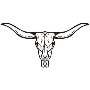 Bull Head SVG Bundle | Longhorn Skull Silhouettes for Cricut and Silhouette image 4