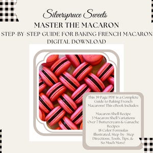 Macaron Recipe eBook: Step-by-Step Baking Guide - Deluxe Version (PDF Download)