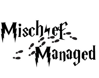 Download Mischief Managed Etsy