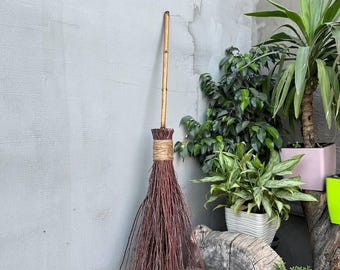 BESPORTBLE Hexenbesen-Set (2 Stück) – Kunststoff-Netz, 90 Cm, Für Halloween, Cosplay & Kinder-Verkleidungen, Zufällige Farben