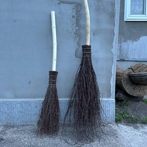 Natural Witch Broom, Halloween Pagan broom besom, Halloween Broom, Wedding Broom