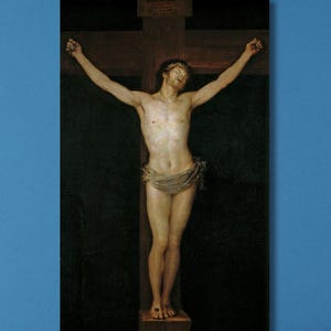 Francisco Goya: Cristo Crucificado (1780) Tela de Arte de Parede/Pintura de Arte de Goya Presente/Cartaz Renascentista/Impressão de Alta Qualidade/Cartaz de Jesus de Goya/6