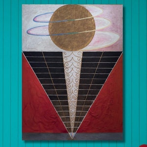 Hilma af Klint: Altarpiece No.2 (1915) Canvas Art/Klint Painting/Klint Poster Gift/Home Wall Decor/Reproduction Art/High Quality Print/8