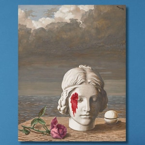 René Magritte: Memory (Circa 1948) Canvas Wall Art/Magritte Painting/Wrapped or Framed Wall Decor/Magritte Print/Surrealism Wall Art Gift/1