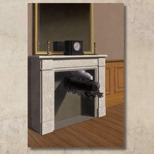 額装済/Time Transfixed（ルネ マグリット） 額装済/Time Transfixed（ルネ マグリット）