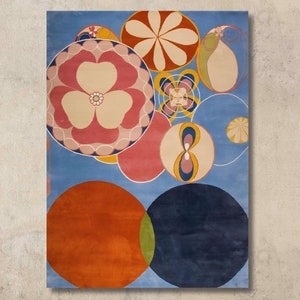 Hilma af Klint: Abstract Colorful Canvas Wall Art/Klint Painting/Klint Poster Gift/Home Wall Decor/Reproduction Art/High Quality Print/4