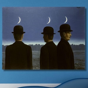 René Magritte: Os Mistérios do Horizonte (1955) Arte em Tela/Pintura de Magritte/Decoração de Parede Envolta ou Emoldurada/Cartaz Surrealista/Presente de Arte/18