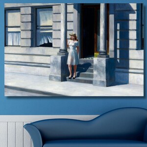 Edward Hopper: Summertime (1943) Canvas Art/Famous Art Painting/Hopper Wall Decor/Hopper Poster/Hopper Print Art Gift/Realism Painting/4