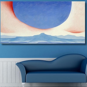 Georgia O&#39;Keeffe: Pedernal (1945) Canvas Wall Art/O&#39;Keeffe Art Prints/O&#39;keeffe Posters/Wrapped or Framed Artwork/O&#39;Keeffe Painting Gifts/3