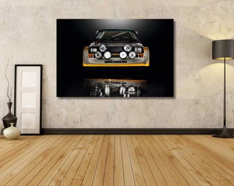 Audi Quattro S1 Wall Art - Classic Sport Car Canvas Print