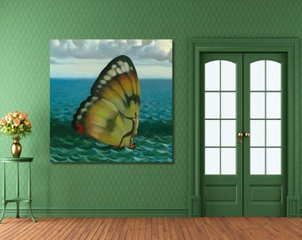 Salvador Dalí: Lienzo decorativo de vela/Impresión de arte surrealista/Póster de Dalí/Regalo de pintura de Dalí/Impresión artística de Dalí/Obra de arte de Dalí/Impresión surrealista