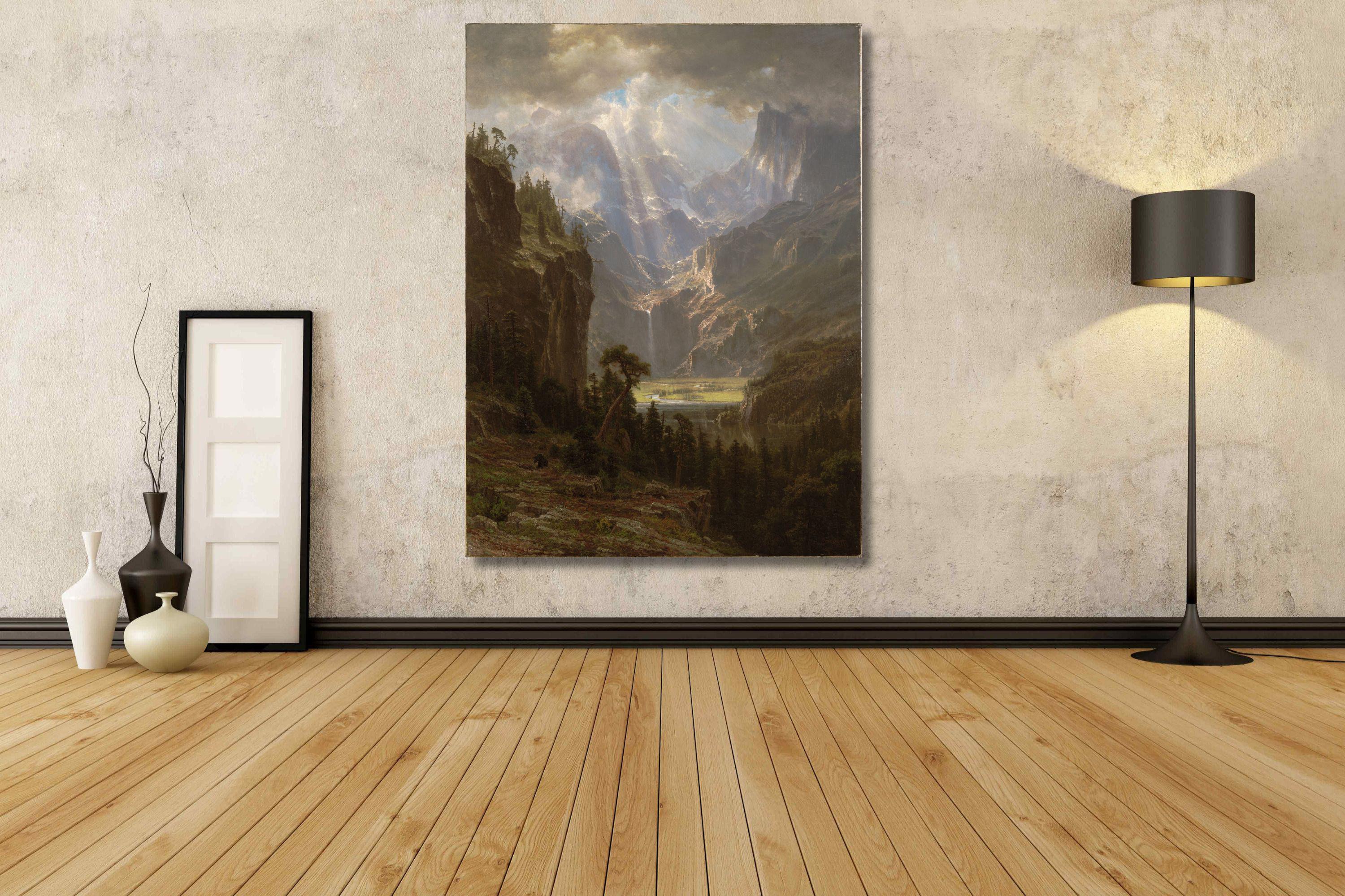 Albert Bierstadt: Rocky Mountains, Lander's Peak (1895) Canvas