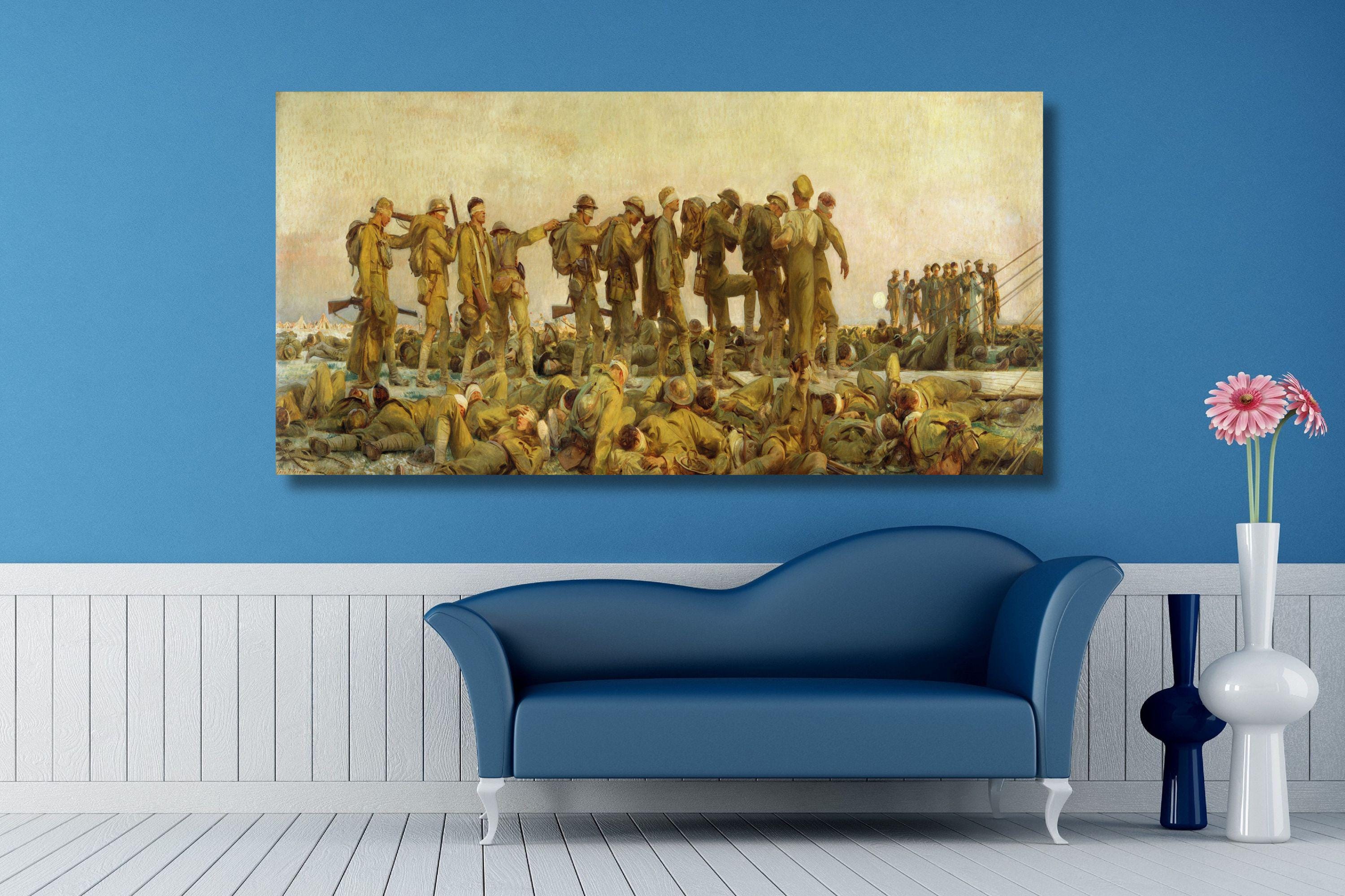 ジョン・シンガー・サージェント ガス攻撃キャンバス – 1919年 第一次