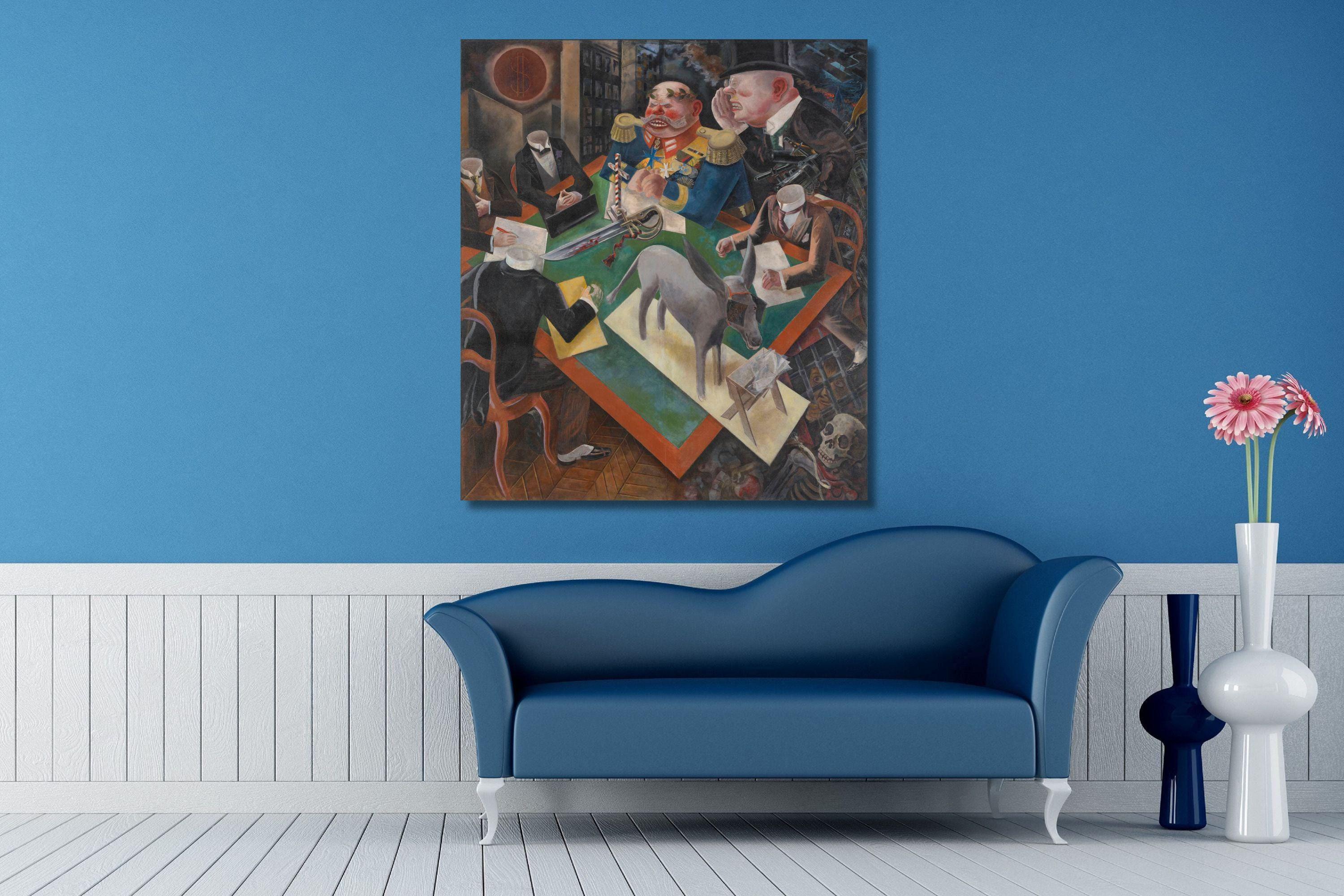 George Grosz: Eclipse of the Sun (1926) Canvas Art/george Grosz
