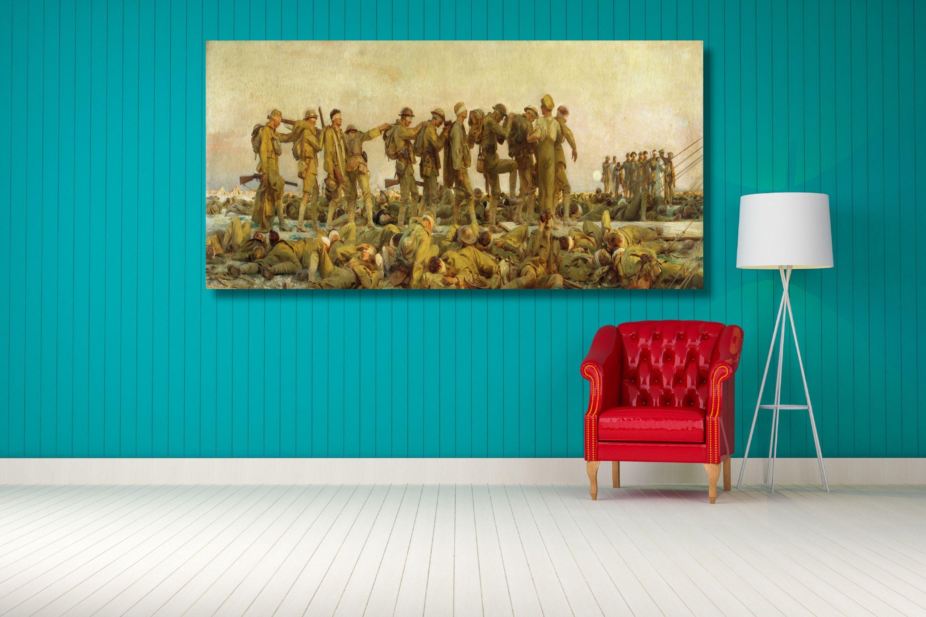 1935年製 油絵 絵画 アメリカ 戦前 アメリカ南北戦争（1861～1865年）。ハンプトン・ローズ（バージニア州