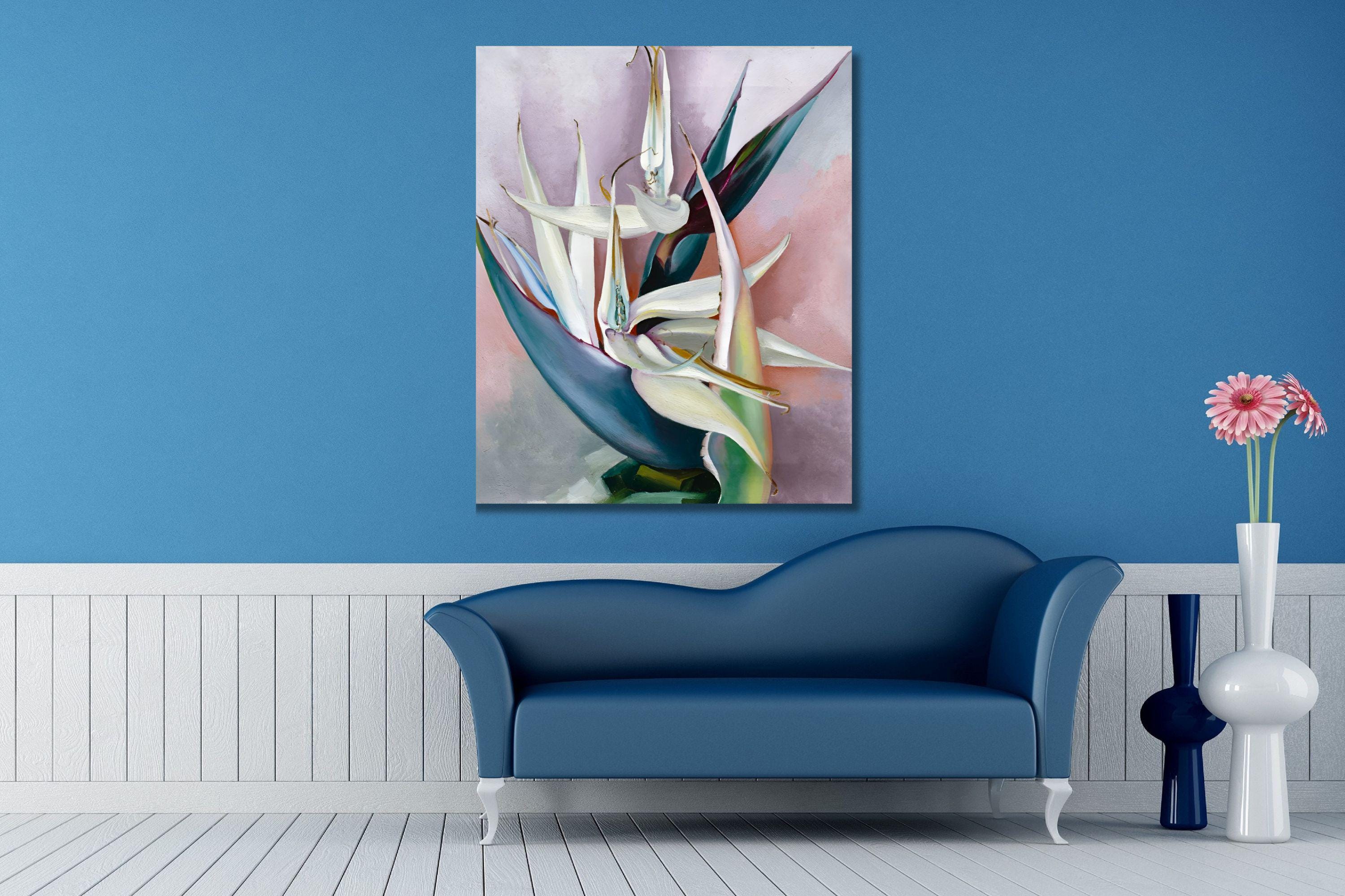 Georgia O'Keeffe: White Bird of Paradise (1939) Canvas Wall Art/Flower Print/Exhibition Poster/Modernism Wall Decor Gift/Flower Painting/33