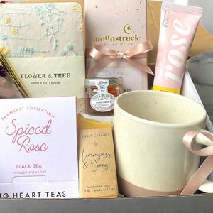 Self Care Gift Box – Spiced Rose Tea, Honey, Handmade Soap