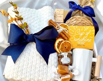 Chemo Care Package for Women • Cozy Comfort Gift Box • Mother’s Day Gift • Elegant Comfort Gift