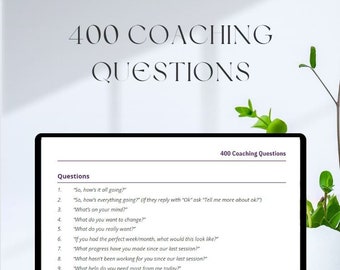 400 Coaching Questions - The ultimate coaching aid for leaders