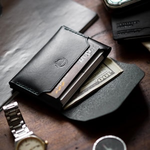 Gili Meno Slim Wallet - Horizontale schlanke Brieftasche Eine minimalistische Lösung für Moderne Männer