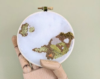 Hand Embroidery "Thaw No. 1"