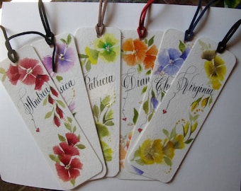 custom bookmarks etsy