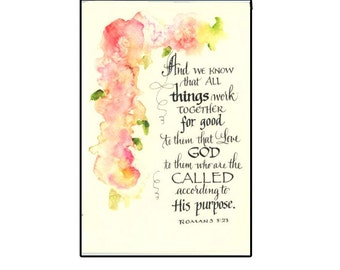 Handmade Christian Greeting Card