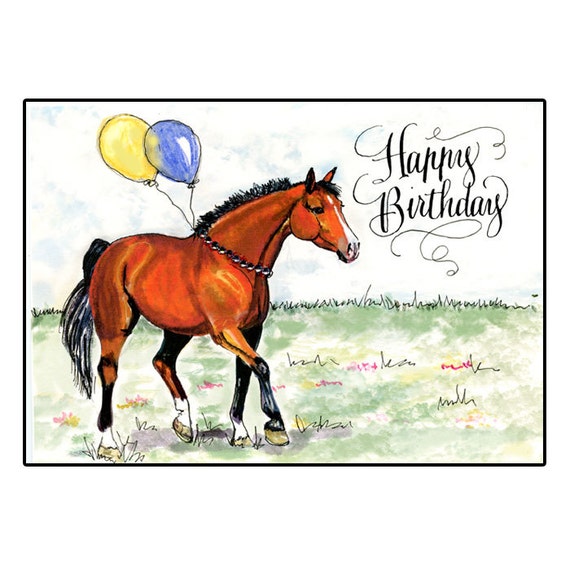 Happy Birthday! #Horse  Happy birthday horse, Horse happy birthday image,  Happy birthday wishes cards