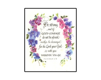 Scripture Card, Bible Verse of Comfort Card,Inspirational Card